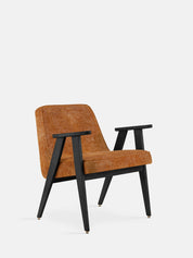 Fotel 366 w tkaninie Marble Orange