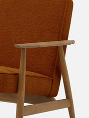 Fotel Fox w tkaninie Boucle Sierra