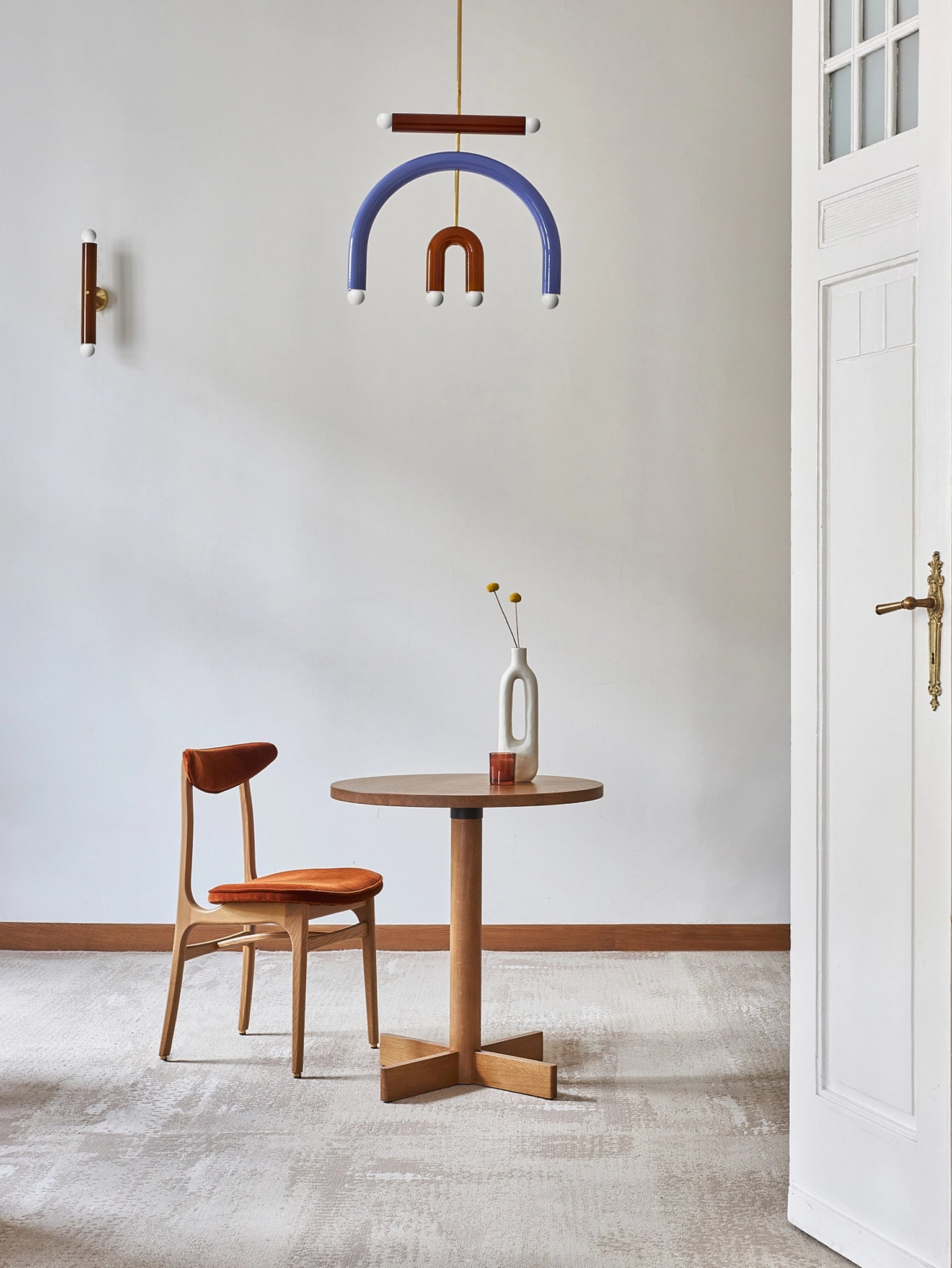 Krzesło 200-190 w tkaninie Velvet Sierra