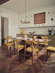 Krzesło 200-190 w tkaninie Shine Velvet Taupe