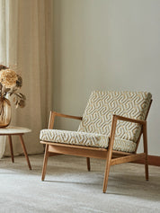 Fotel Stefan w tkaninie Coffee Beige