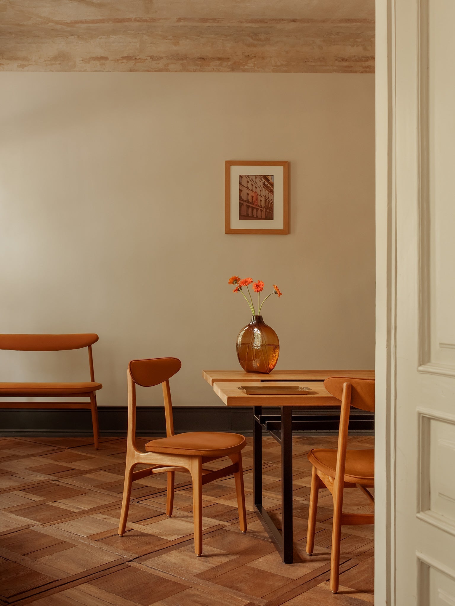 Krzesło 200-190 w tkaninie Velvet Turtle