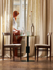 Krzesło Homa 104 w tkaninie Velvet Olive