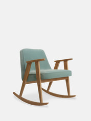 Fotel bujany 366 w tkaninie Velvet Mint