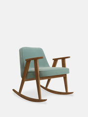 Fotel bujany 366 w tkaninie Velvet Mint