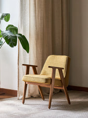 Fotel 366 w tkaninie Coco Mustard