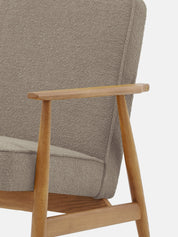 Fotel Fox w tkaninie Boucle Beige