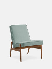 Fotel klubowy Fox w tkaninie Velvet Mint