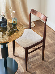 Krzesło Homa 104 w tkaninie Velvet Olive