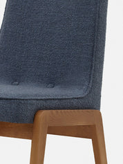 Krzesło 200-125 VAR w tkaninie Boucle Denim